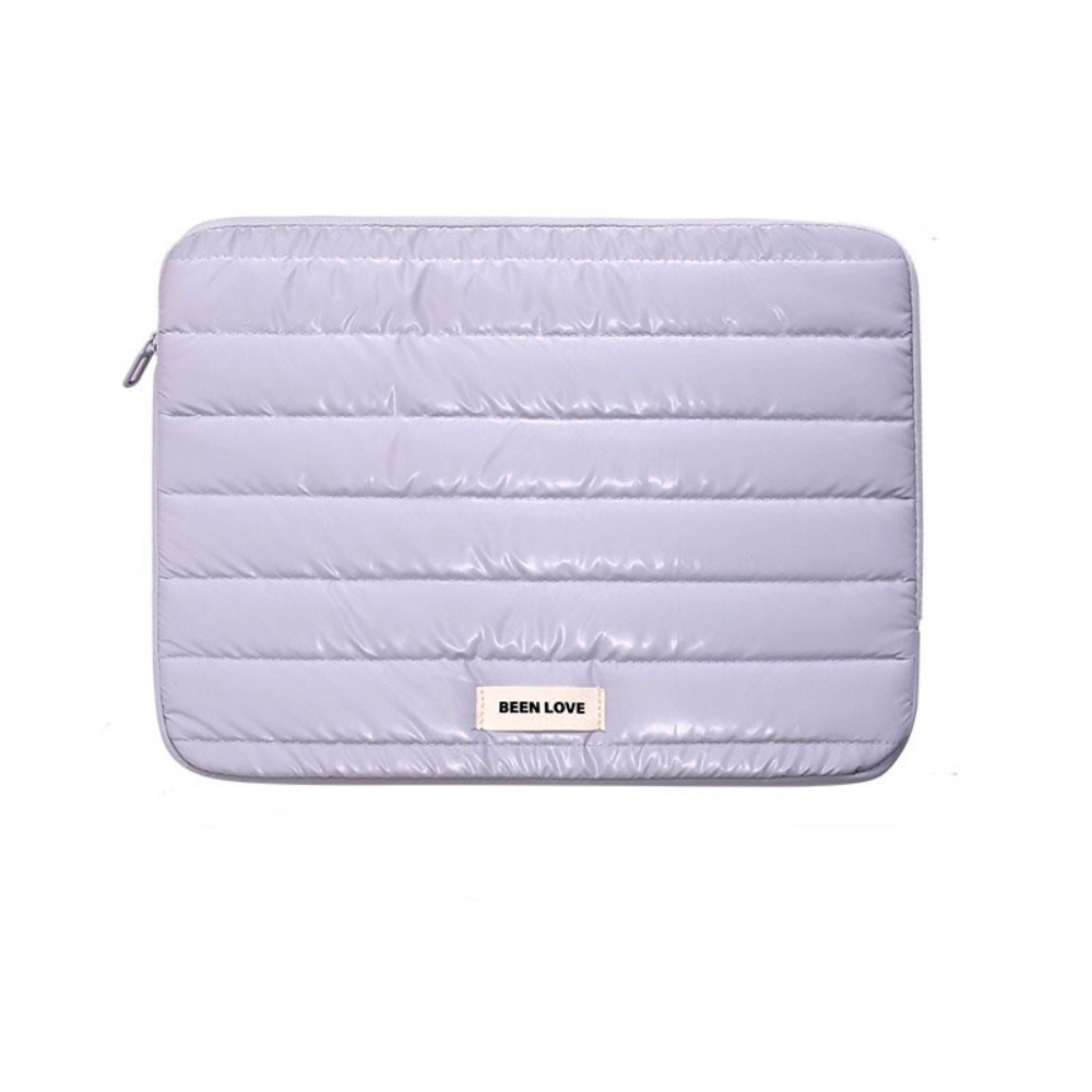 14 inch laptophoes hoes tas Koreaanse stijl zachte hoes computer beschermhoes lichtgewicht notebook hoes: LIGHT BLUE