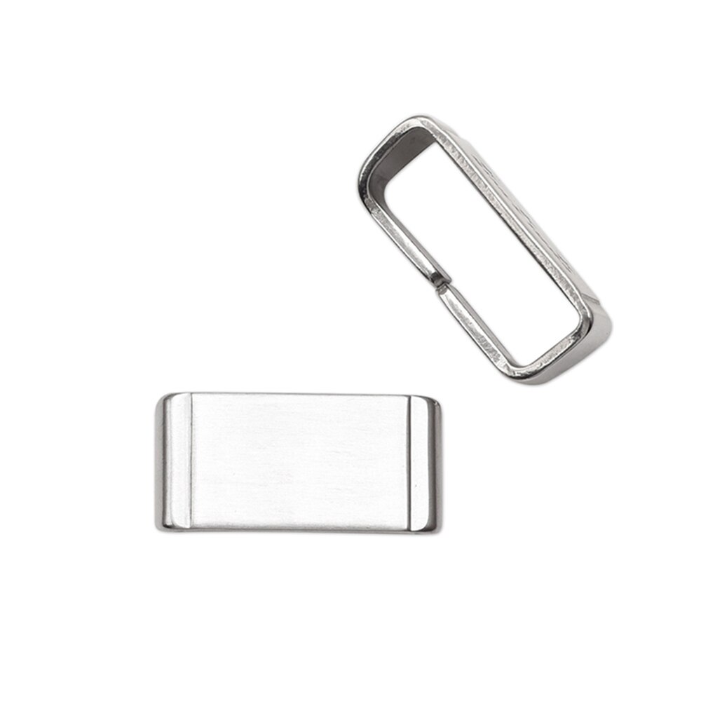 18mm 20mm 22mm 24mm Bracelet En Métal Boucle Boucle Cerceau Support Fermoir Anneau Lunette Accessoires pour GA-110 GD-100 DW-5600 GG-1000: Silver / 24mm