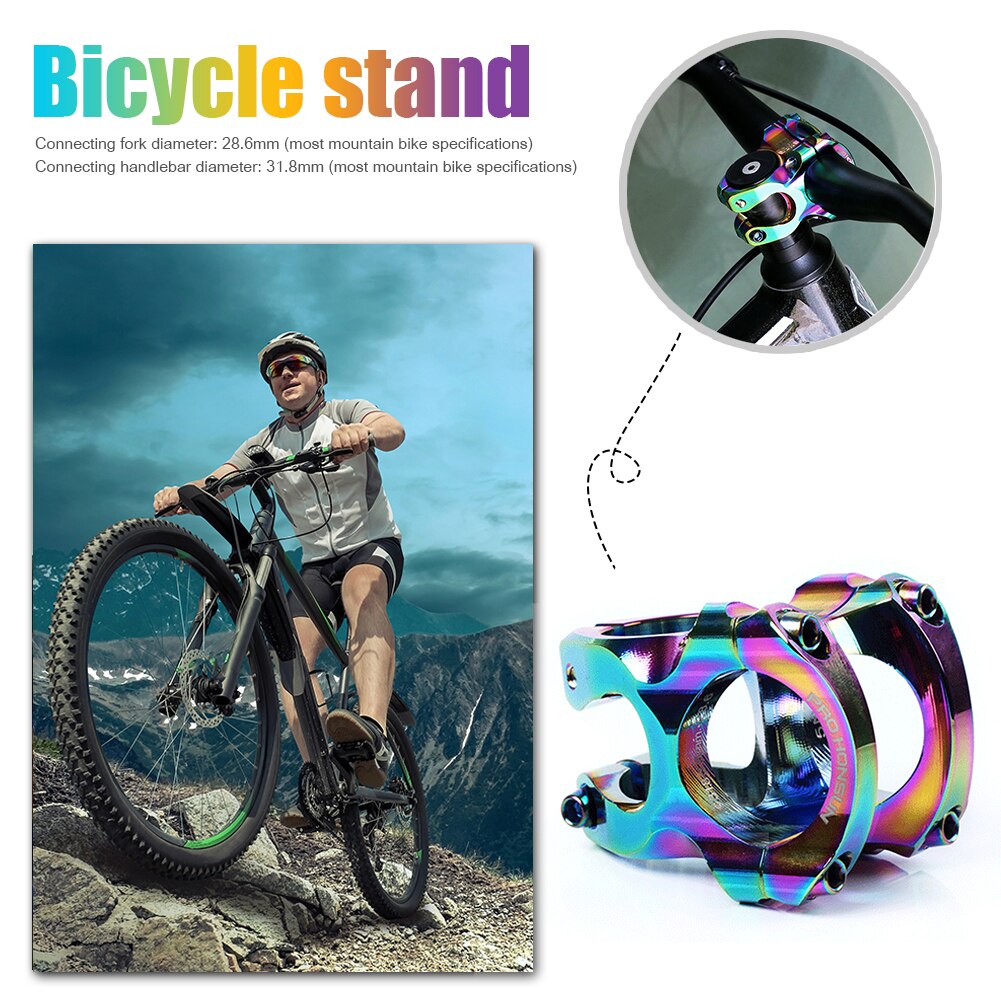 Fiets Stuurpen Riser Aluminium Hoge Sterkte Cnc Gefreesd Ultralight Stuurpen Mtb Mountain Road Stuur