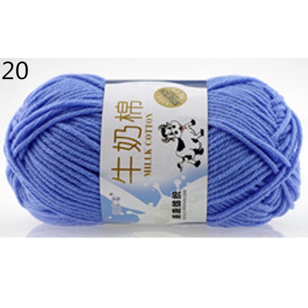 Warm DIY Milk Cotton Yarn Baby Wool Yarn for Knitting Children Hand Knitted Yarn Knit Blanket Crochet Yarn: 20