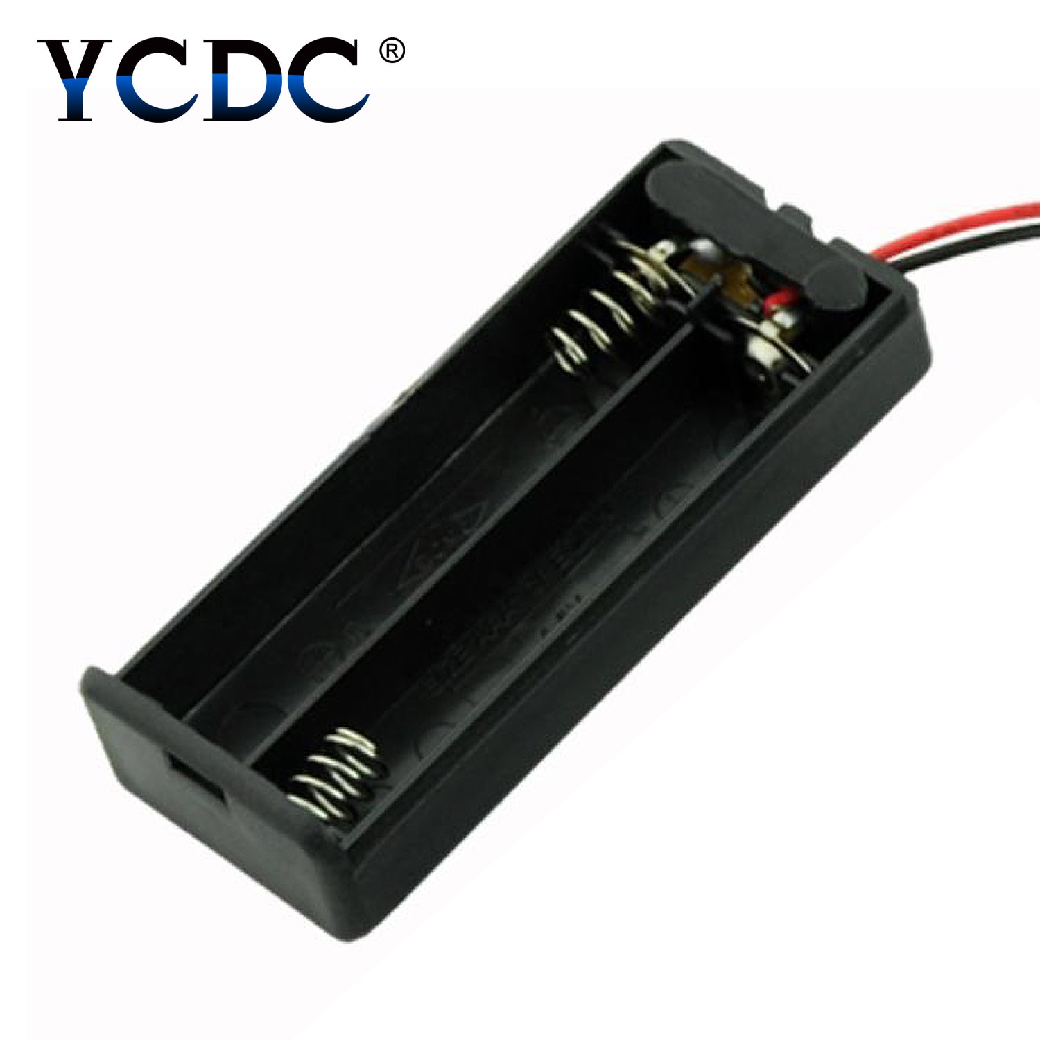 1Pc 4/3/2x AA Durable Plastic Battery Holder 4 Size Portable AA Battery Box Case Wire Supports 1.2V 1.5V Battery