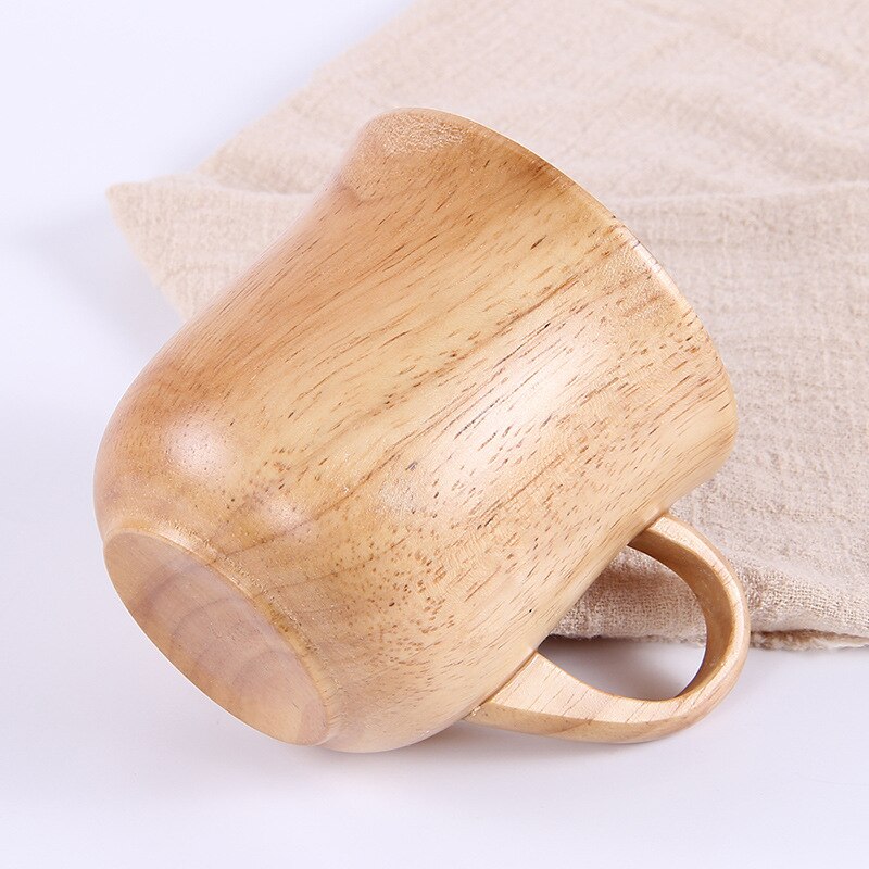 Azufaifo-jarras de madera Natural estilo japonés para desayuno, Taza de leche de cerveza, té y café verdes, taza de madera, botella de agua, artículos para el hogar