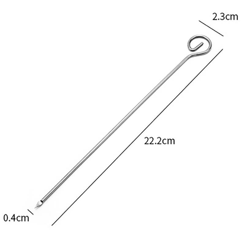 Ensemble D'outils De Barbecue En Acier Inoxydable, Antiadhésif, Manche En Bois
