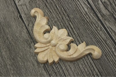 DIY Scrapbooking Corner Protectors Arts Crafts Household Adornment Exquisite Precision Carving Wood Hollow Bead Crafts: MZ03