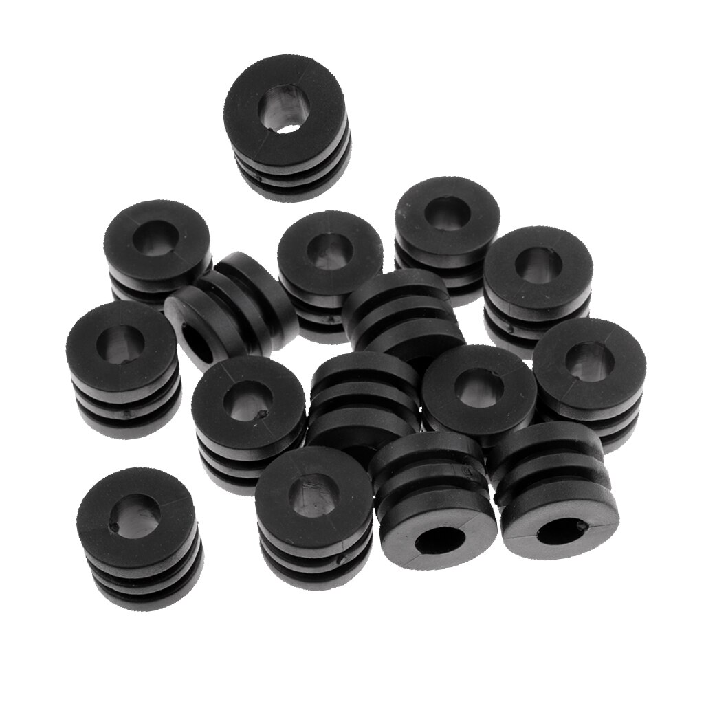 16 Pieces Replacement Rubber Rod Bumpers Set For 1.2m Or 1.4m