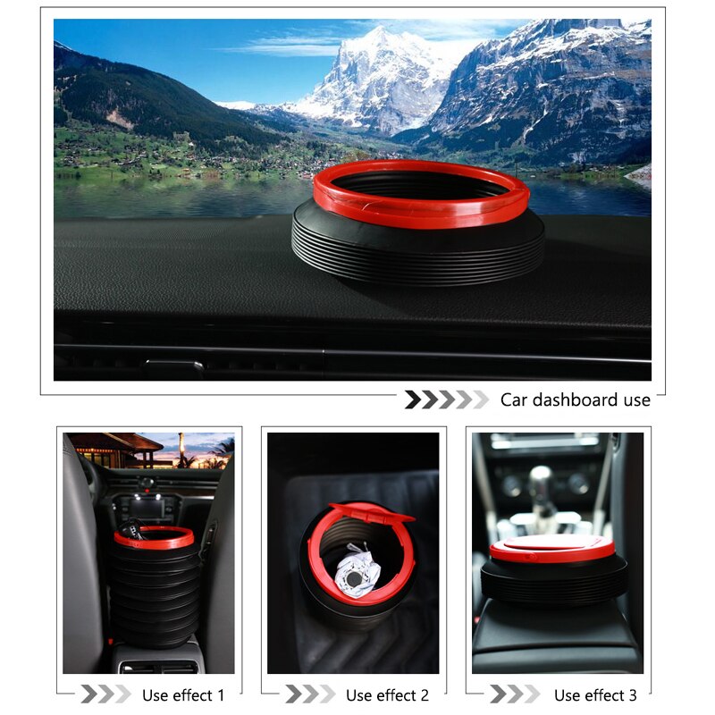 Folding Car Trash Bin Garbage Can Portable Water Storage Wash Telescopic Bucket Buckets Outdoor Fishing Buckets Car Trash