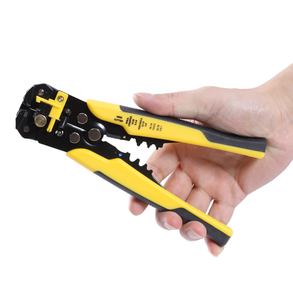 3 In 1 Self-Adjusting Cable Wire Stripper Cutter Crimper Crimping Stripping Multifunctional Automatic Electric Terminal Tool