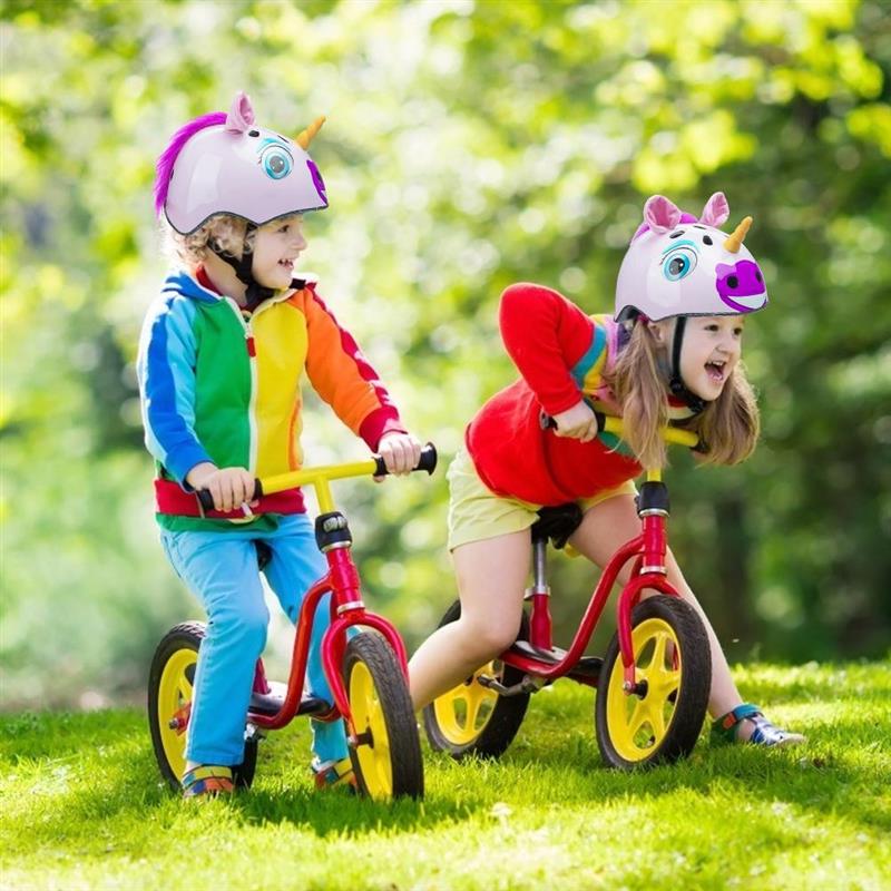 Kids Helm 3D Eenhoorn Fiets Helm Voor Meisje Jongen Kinderen Helmen Multi-Sport Fiets Helm Voor Skateboard Schaatsen scooter