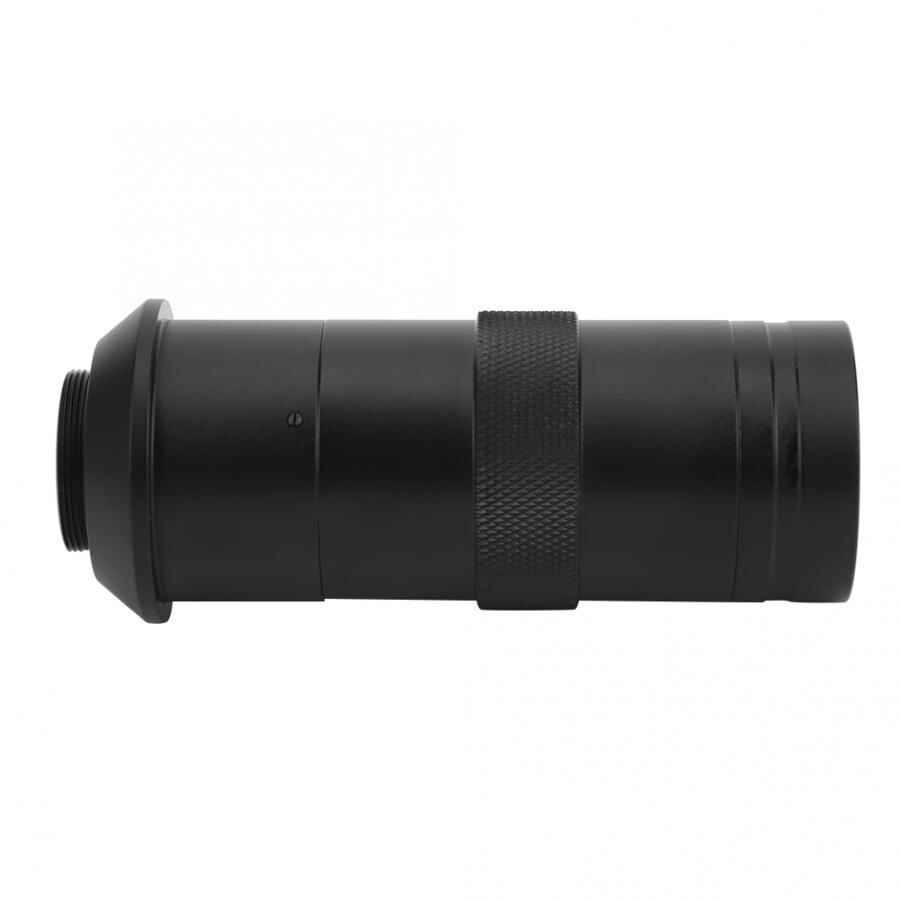 Industrial Microscope Camera C-Mount Lens 8X-100X C-Mount Lens 25mm Zoom Adjustable Magnification microscopio Lens