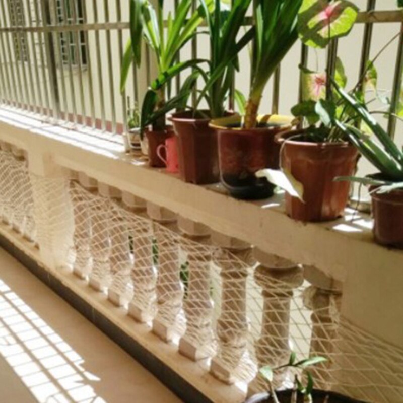 5CM*3M*1M Net Fence Safe Grid Balcony Safety Protection Nylon Kids Toddler Safety Deck Anti Falling Netting Stair