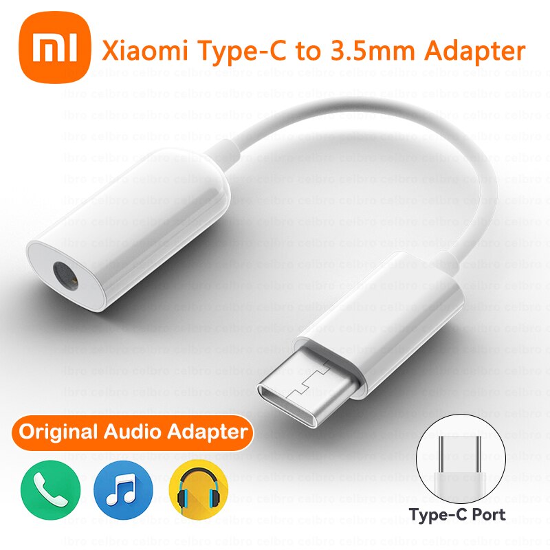 Oryginalny rodzaj Usb C robić 3.5mm Jacek kabel adaptera audio Aux dla Xiaomi Mi 12 11 9 zawodowiec Redmi K40 Podkładka 5 słuchawki konwerter Dac Tipo