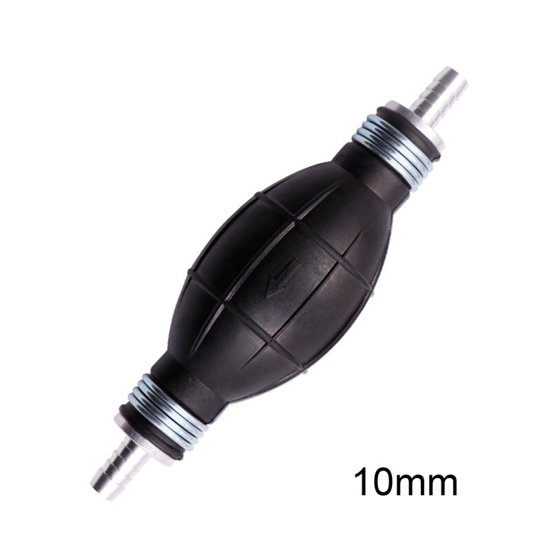 6/8/10/12mm Hand Fuel Pump Line Hand Primer Bulb Liquid Oil Gas Water Tansfer Rubber Tube Aluminum For Car Boat Petrol Diesel: 10mm