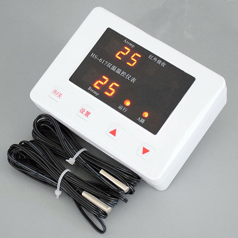 617A Solar Temperatuurverschil Vergelijking Controller Water Terugkeer Water Circulatie Thermostaat Waterpomp