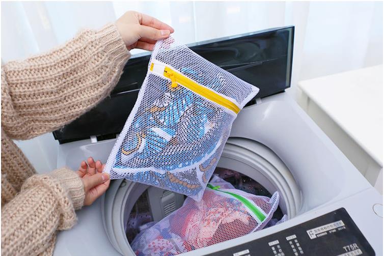 Vaskemaskine vaskeri bh hjælp undertøj netto vaskepose kurv kvinders vasketøjssæt