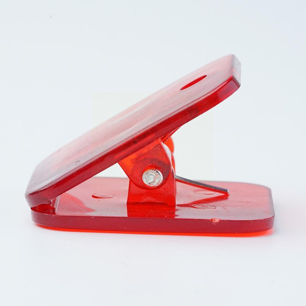 Multicolor Acrylic Clamp Paper Clips Ticket Holder School Supplies Paper Binder Office Student Documents Organizer Clip Boo Z0O9