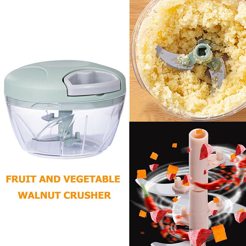 Manual Food Grinder Fruits Vegetable Cutter Mixer Shredder Kitchen Food Chopper Mincer MU8669
