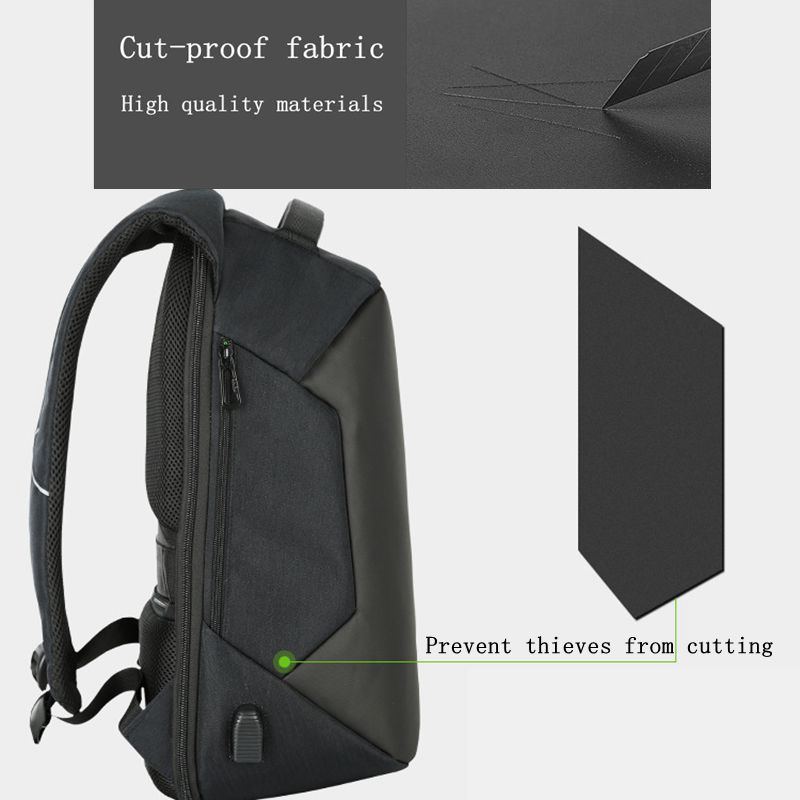 BAIBU men 15.6 Laptop Backpack Anti Theft Backpack Usb Charging Women School Notebook Bag Oxford Waterproof Travel Backpack