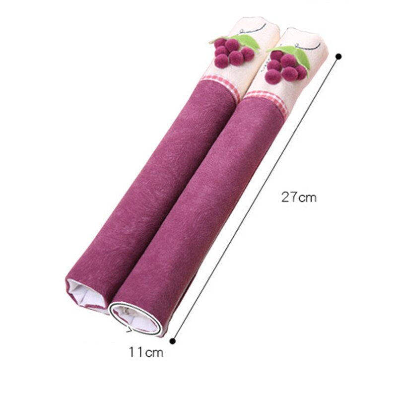 Doek Handvat Cover Deurknop Koelkast Handvat Handschoenen Thuis Tool Accessoires Anti-Statische Covers Voor Dubbele Deur Koelkast deuren