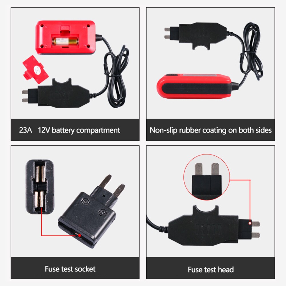 12-Voltage Car Current Tester Current Analyzer Multimeter Car Repairing Tool Fuse Current Meter Automotive Diagnostic Machine