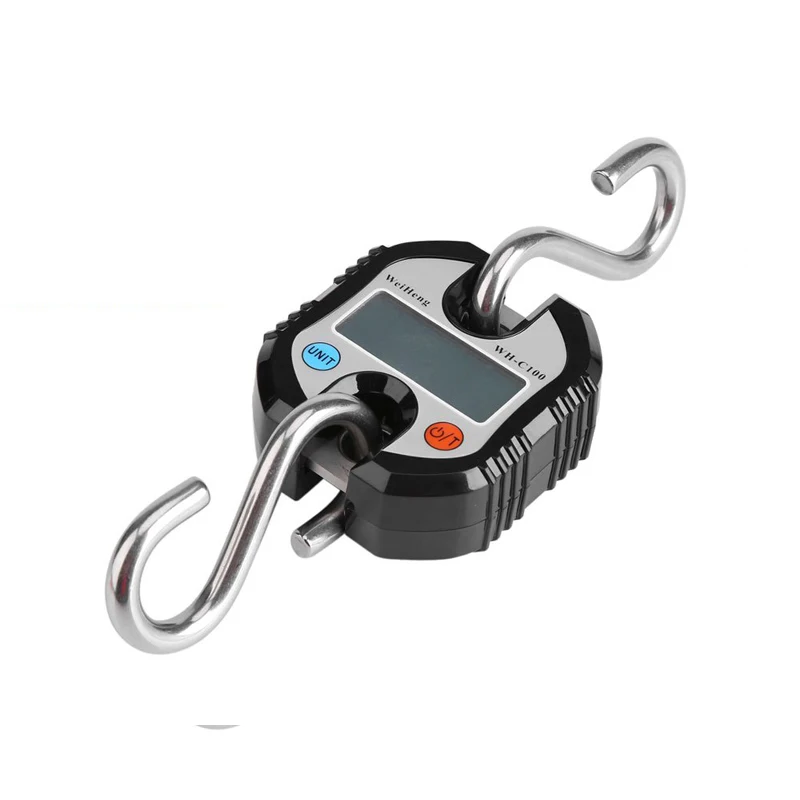 Balança de bagagem portátil 150kg 50g balança suspensa pesando balanças digitais eletrônicas equilíbrio de laço de aço inoxidável com gancho