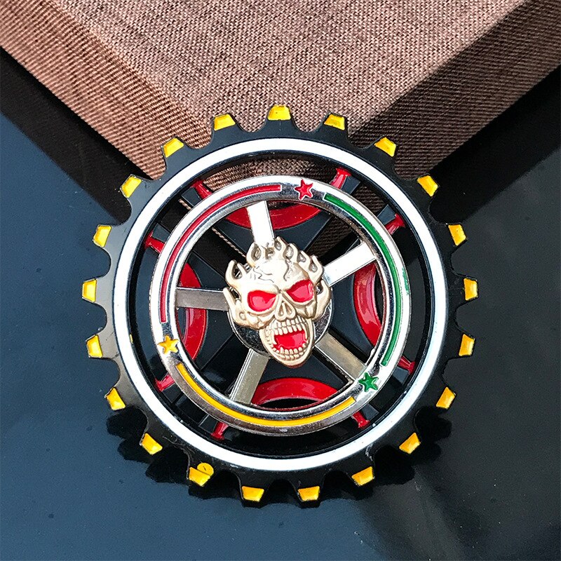 Zinc Alloy Metal EDC Fidget Spinner Double Layer Hand Spinner Anxiety Stress Relief Finger Toys Tin Box Package for Boys: 15