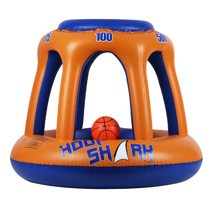 Pvc Materiaal Milieubescherming Kinderen Aquatische Speelgoed Opblaasbare Basketbal Stand Zwembad Water Basketbal Hoepel