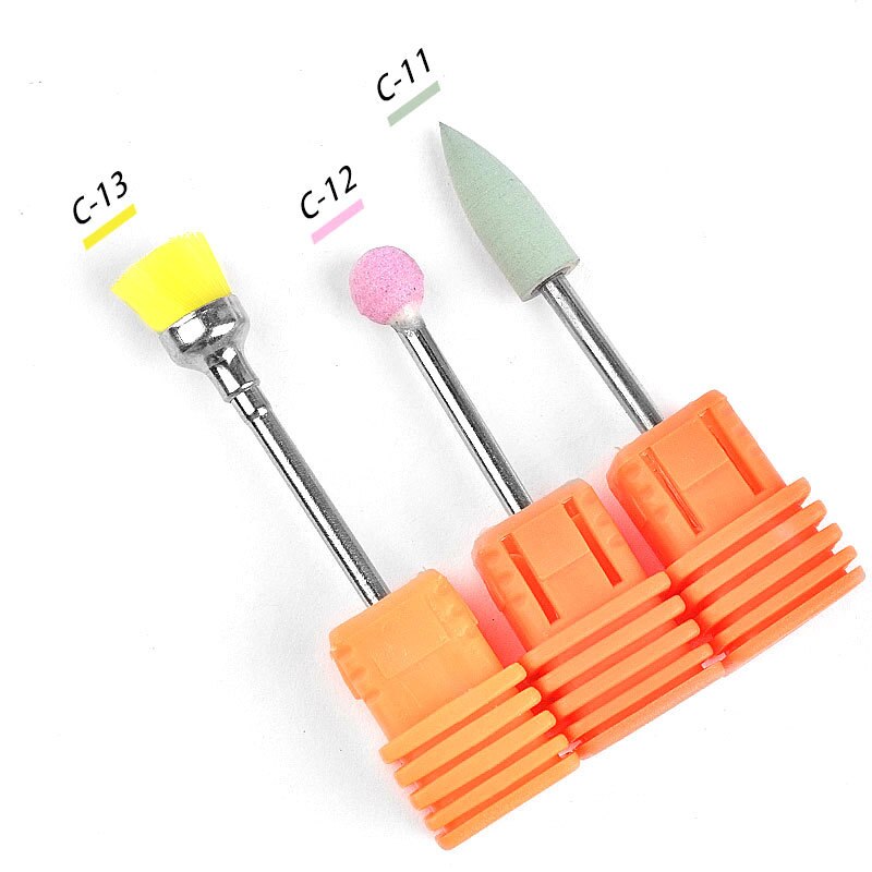Nail Tungsten Steel Electroplating Polishing Head, Rotary Electric Nail File for Manicure, Milling Cutter, Accessories Tool