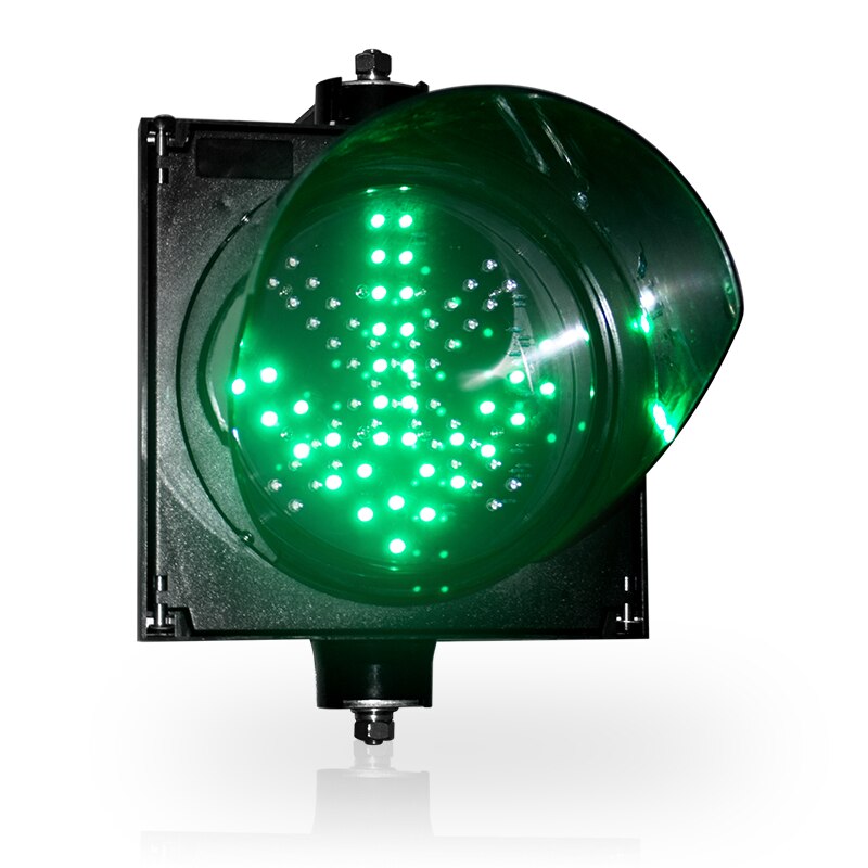 200Mm 1 Aspect Rood Kruis Groene Pijl Led Licht Verkeer Signaal