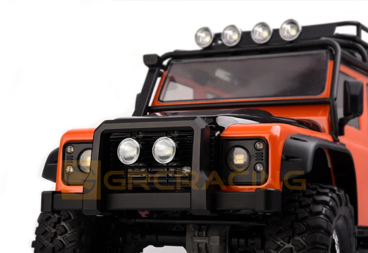 2pcs Led Spotlight Headlamp Dome Light 18/20mm for 1/10 1/8 RC Crawler Car Traxxas TRX4 G500 TRX6 G63 AXIAL SCX10 RC4WD D90 TF2