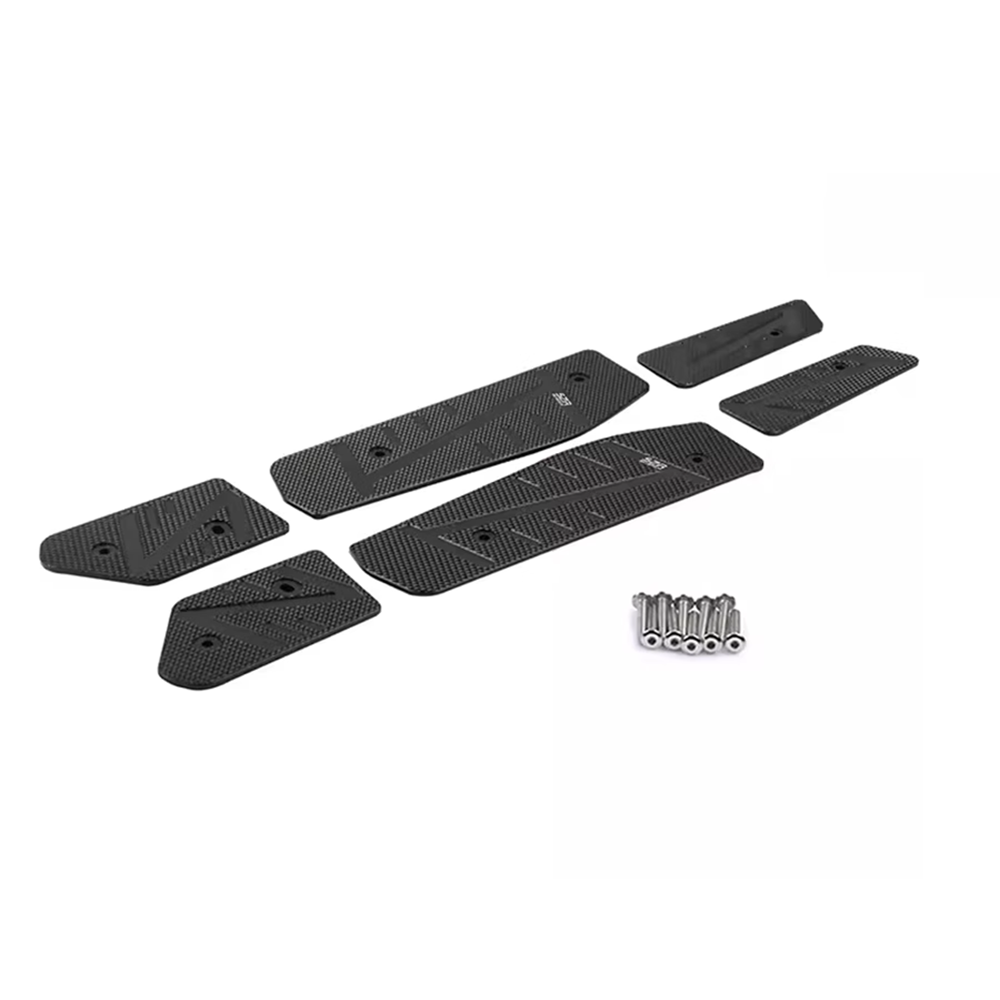 For voge  sr 250 gt sr 250gt sr250gt lx250t tilbehør fotstøtteplate puter pig fotstøtte fotpedaler trinn fotbrett fotputer: Svart