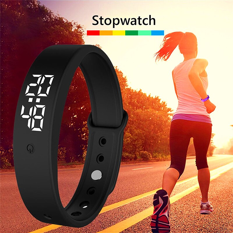 V9 Lichaamstemperatuur Monitor Thermometers Smart Braceletsport Stappenteller Horloge Speelgoed Smartband Fitness Bluetooth Waterdichte Speelgoed Band