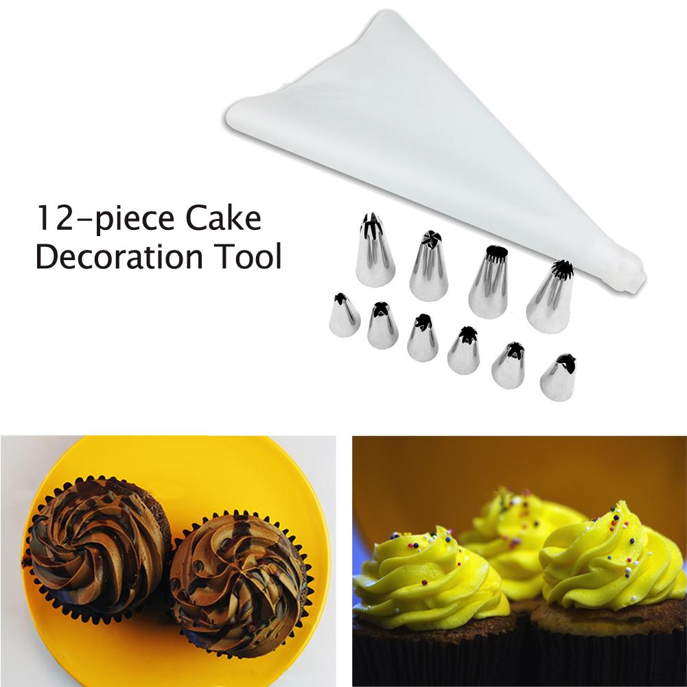 Taart Decoratie Tips Set Cake Decorating Tips Set Met Piping Tip En Spuitzak Voor Cake Maken Keuken Bakken