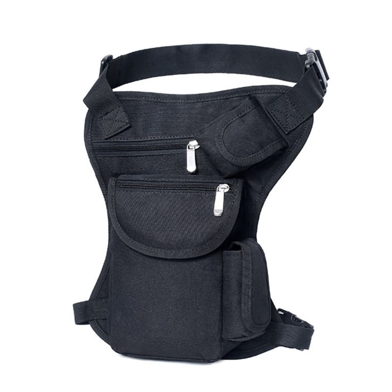 Outdoor Solid Color Leg Bag Texture Phone Large Capacity Waist Pack