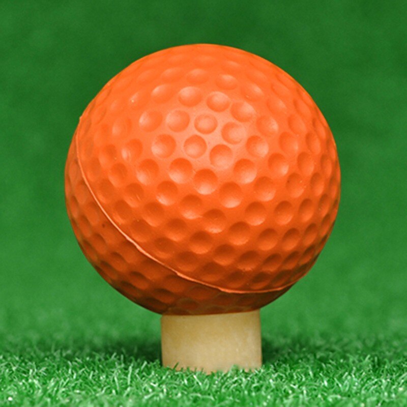1pc golftrainer opblaasbare golfbal stempelmarker golf pu-bal oefenbal voor binnen speelgoedbal golfclub accessoires golftrainer