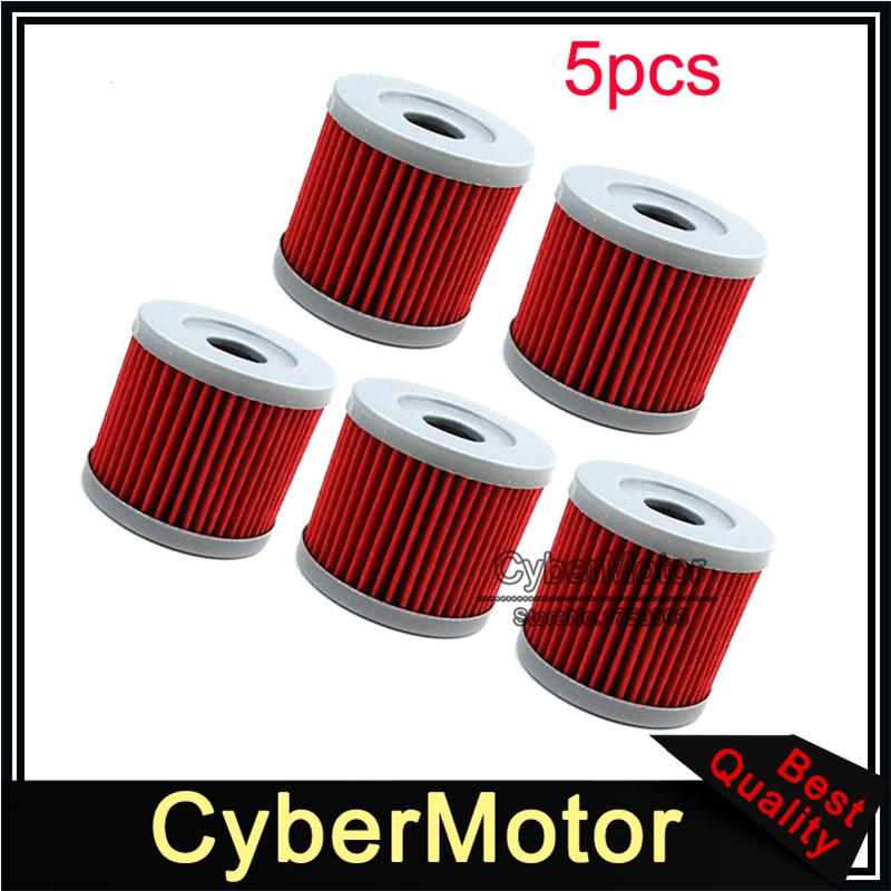 5x filtro de aceite 150cc 200cc 250cc Lifan Zongshen Loncin CB250 ATV moto de cross Pit Quad Motocross