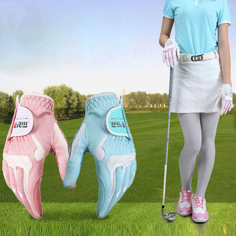 Songyi Golf Handschoenen Antislip Vrouwen Korrels Microfiber Doek Handschoenen Zonnebrandcrème Ademend Slijtvaste