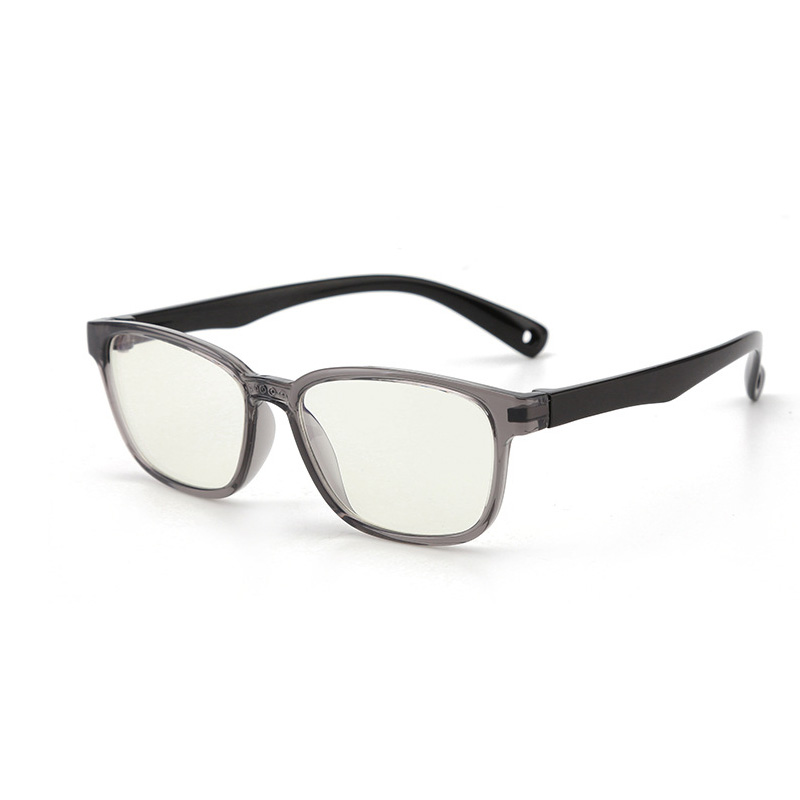 Blue Light Glasses Children Blocking Computer Eyeglasses Kids Girls Transparent TR90 Soft Silicone Frame UV400: C13