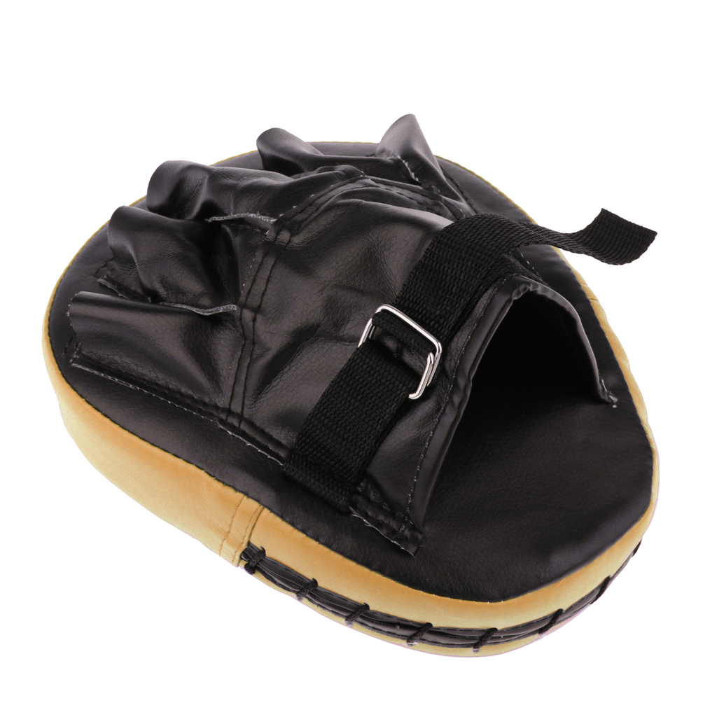 Training Kick Target Punching Strike Focus Rackets Kicking Pads PU Leather Fit for Kids/Adults Boxing Karate Practice Shields: Black 27x20x5cm
