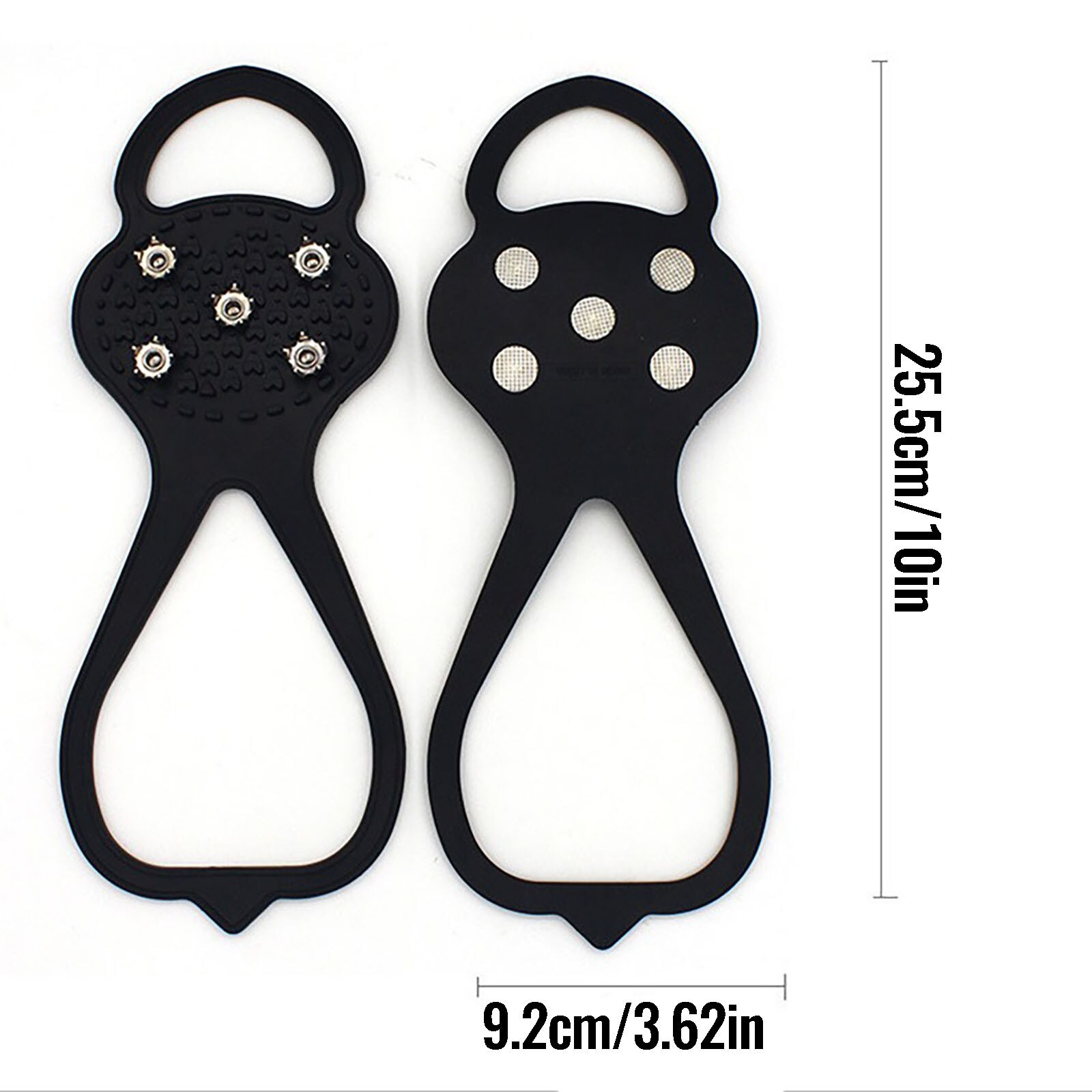 Sneeuw Studs Antislip Outdoor Klimmen Wandelschoenen Covers Ijs Spikes Grips Stijgijzers Voor Wandelen Outdoor Schoenen Covers Inlegzolen d07