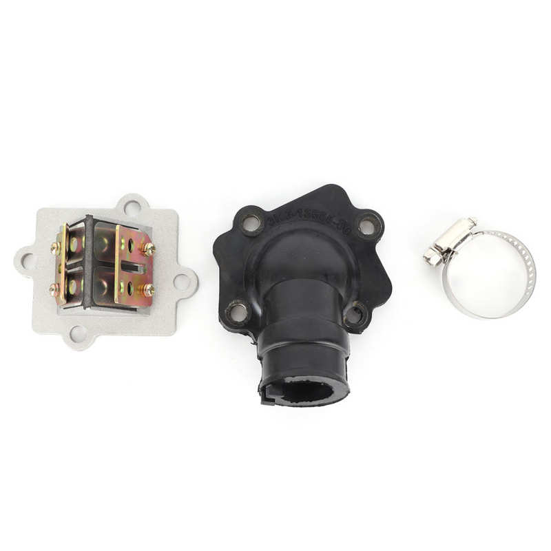 Reed Valve Intake Manifold+Reed Valve Fit for YAMAHA JOG Vino BWS Minarelli 2‑Stroke Engine 49cc 50cc Inlet Manifold