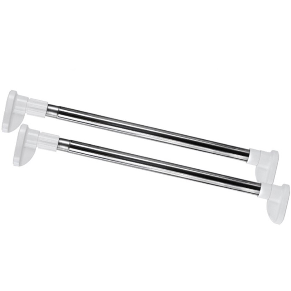 Rvs Telescopische Staaf Gordijn Staaf Kleren Staaf Douchegordijn Staaf Ondersteuning Staaf Punch Quick Installatie Bar Garderobe