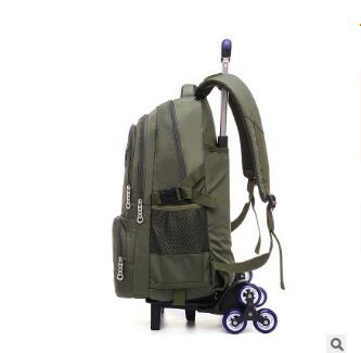 ZIRANYU School Wheeled backpack bags for boys Children Trolley Backpacks for school kids backpack on wheels Student rolling bags