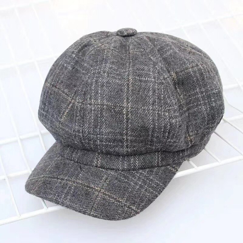 T-mao kvinder pige baret uld vinter hue hue herre kasketter vintage almindelig baret hatte ensfarvet dame vinter kasketter