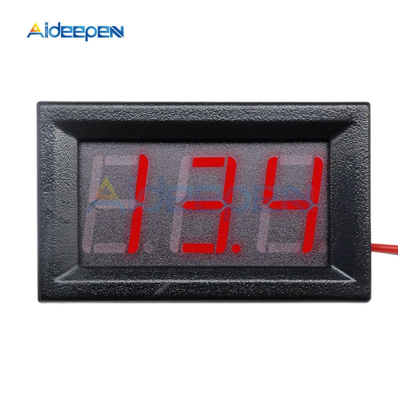0.56 Inch 2 Draad Mini Digitale Voltmeter Ac 70-500V Led Digitale Voltage Meter Dc 4.5 V- 30V Dc 5 V-120 V Volt Instrument Tool Voor Auto: AC70V-500V Red