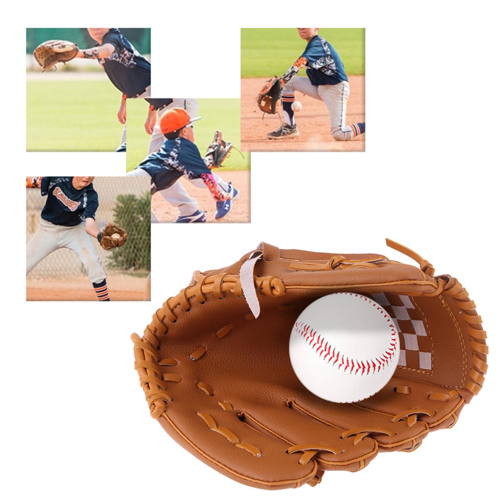 10.5'' Baseball Glove Softball Mitts Training Practice Sports Outdoor Left Hand