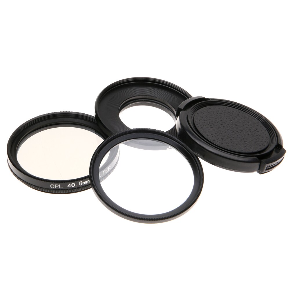 Clownfish Voor SJCAM SJ6 Legend SJ7 Ster MC Lens UV + CPL + Bescherming Cap Lens UV Filter Lens cover Voor SJCAM Sj8 pro Air/SJ7