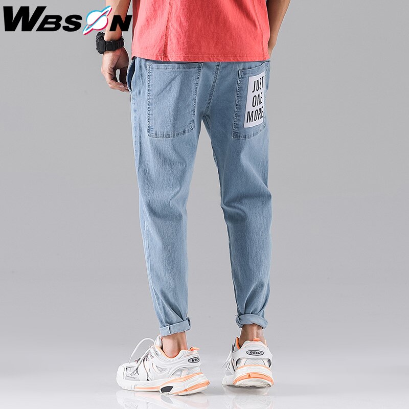 Wbson jeans heren denim jogging jeans broeken heren grijze jeans casual broeken slim jeans heren werkjeans heren syg 2310