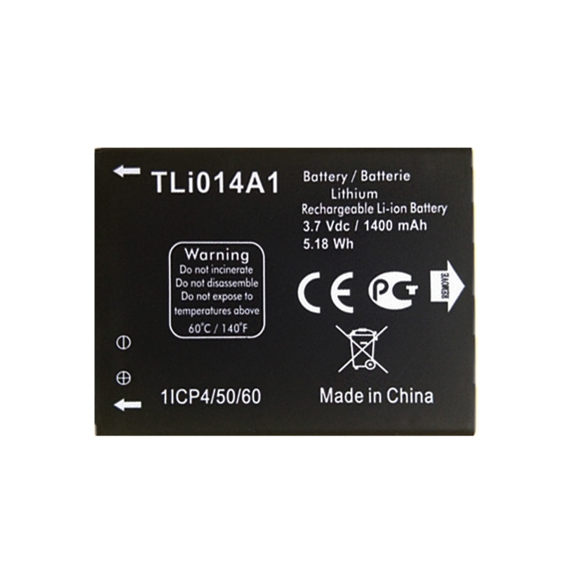 1400 mah batteri tli 014 a 1 til alcatel pixi 3 4.5 " 4027 4027a 4027d 4027x 4010 4010d 4012 4030 4030d 4030a 5020 5020d
