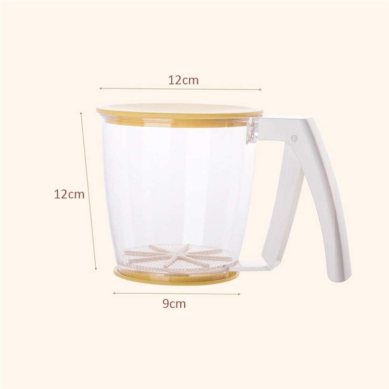 Accmor Lot De 2 Sucriers En Poudre - Tamis à Farine à La Cannelle - Maille Fine En Acier Inoxydable - Pour Bicarbonate De Soude, Farine, Cannelle, Cacao