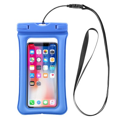 WolFAce Waterproof phone case TPU outdoor rainproof and waterproof airbag anti-sinking phone protection bag: Blue